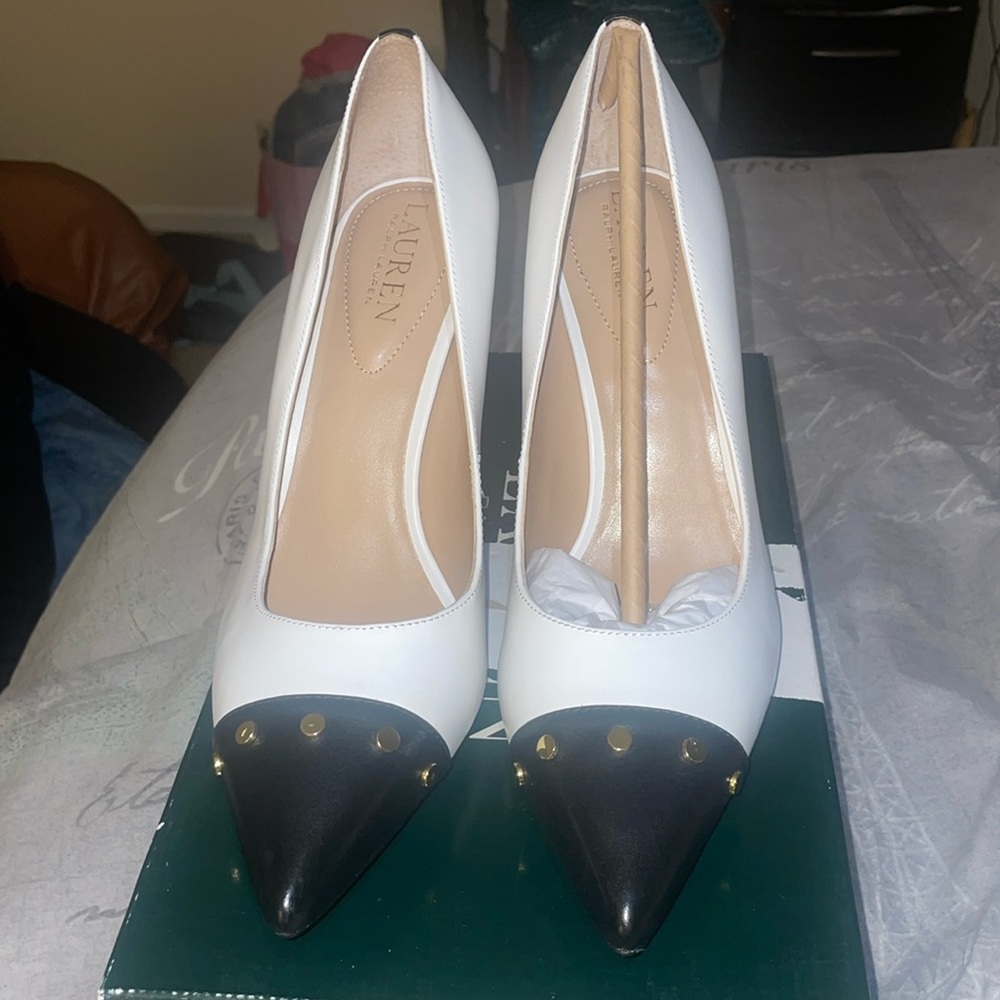 Black & White Ralph Lauren Pumps